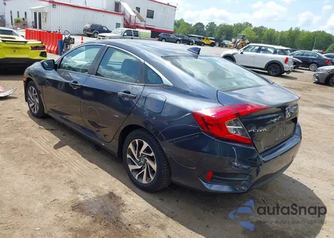 2017 Honda Civic Ex z USA, uszkodzony, nr VIN 19XFC2F71HE201846